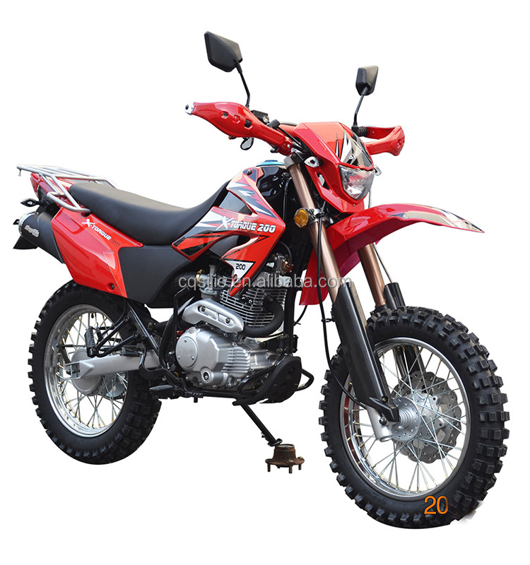 Chinese factory wholesaler 250cc 4 stroke air cooled 2 wheel cross motorcycle Dirt Bike Off road motorcycle