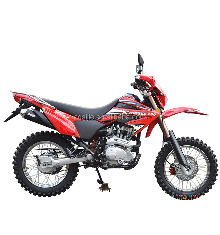 Chinese factory wholesaler 250cc 4 stroke air cooled 2 wheel cross motorcycle Dirt Bike Off road motorcycle