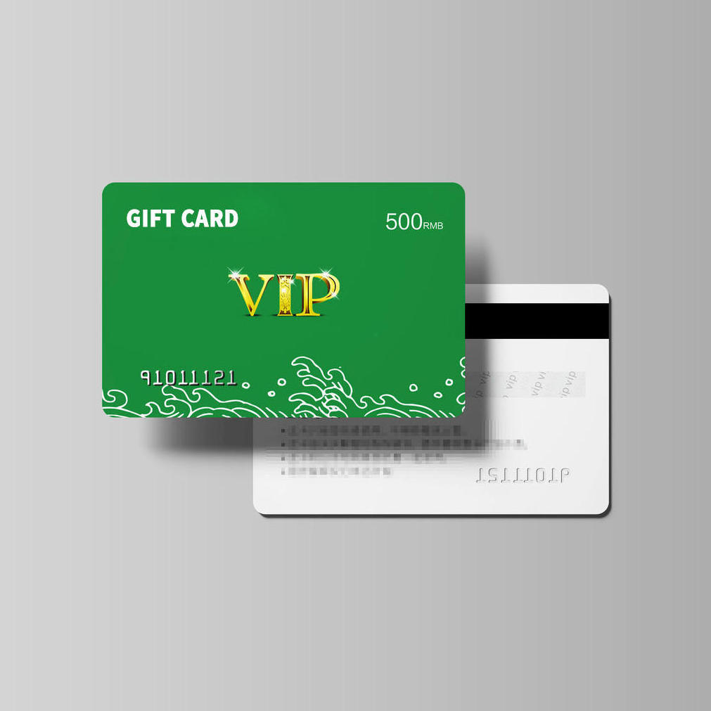 Factory hot sales packaging gift embossed vip credit business supermarket visiting card