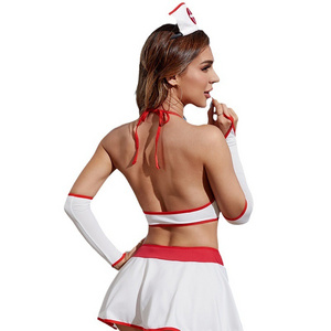 Erotic lingerie sexy women's large size hollow nurse uniform temptation role-playing spot