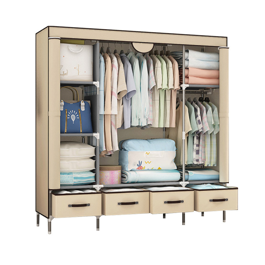 Modern design bedroom closet wardrobe clothes organizer