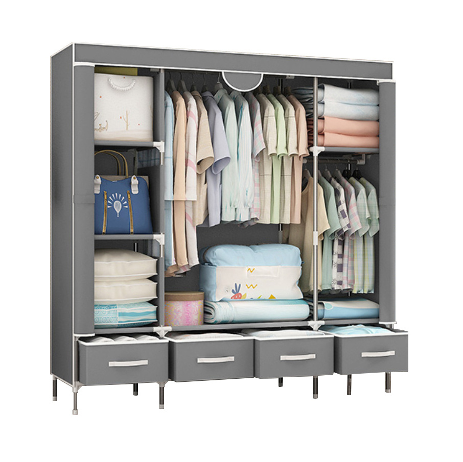 Modern design bedroom closet wardrobe clothes organizer