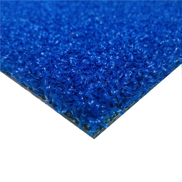 12mm Blue Color Artificial Grass Synthetic Padel Tennis Grass