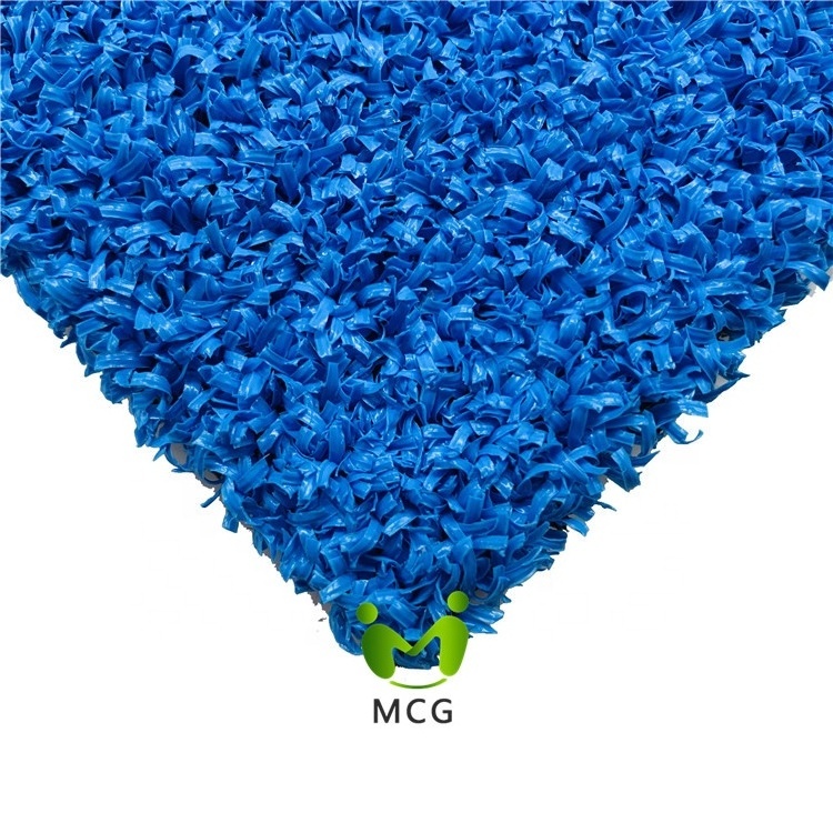 12mm Blue Color Artificial Grass Synthetic Padel Tennis Grass