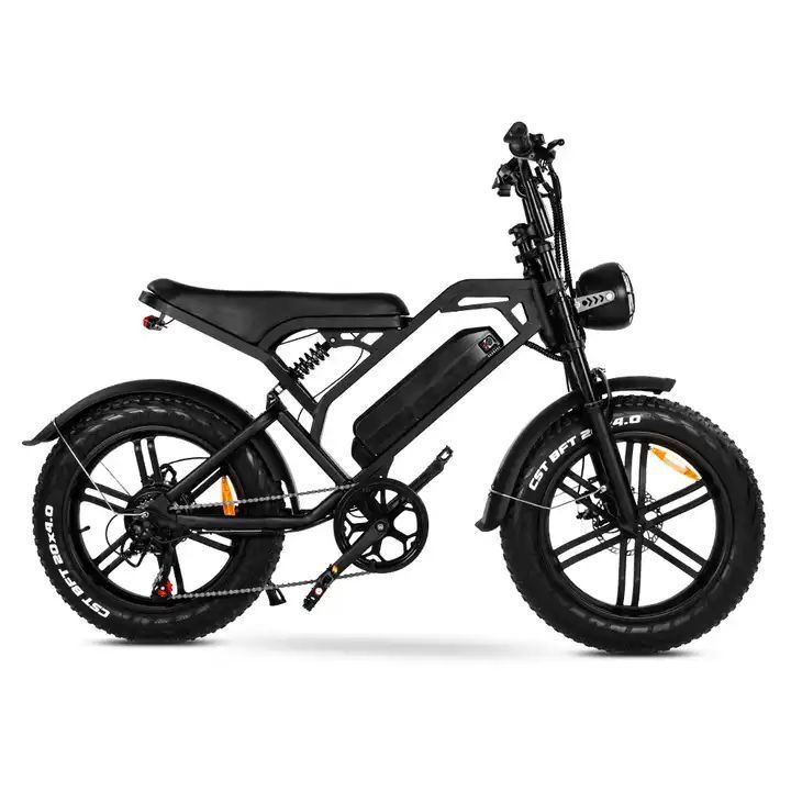 2023 Electric Bike Ready Stock Electrically Mountain Fatbike Eu Cheap 20inch Fat Tire Ebike Motorcycles Electric Bike Factory