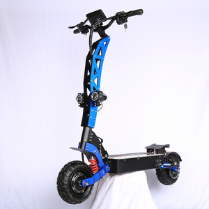 Free Shipping EU US UK STOCK 120km Long Range Aluminum Alloy Frame 6000w Dual Drive Motor Electric Scooters with Seat