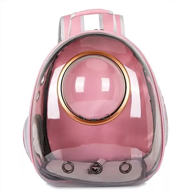 Wholesale Parrot Backpack Panoramic Transparent Portable Breathable Bird Travel Carrier Space Capsule Bag