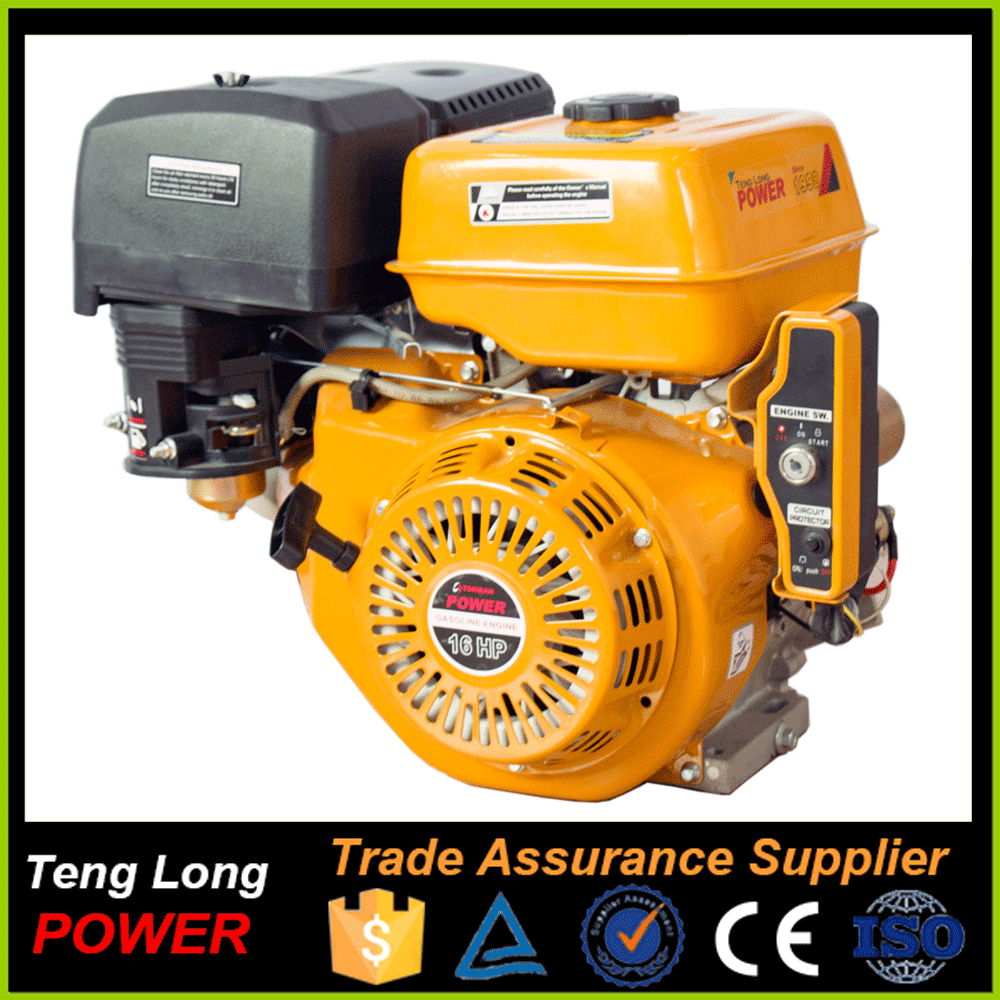 cheap diesel engine 18hp horizontal shaft air cooled 16hp gas engine