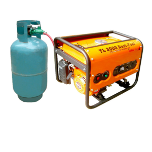 High Quality 3KW LPG Gas Dual Fuel Single Cylinder Energy Generator