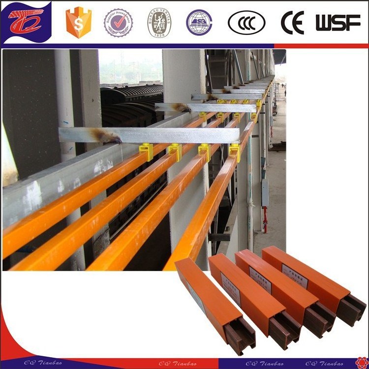 Safety Aluminum Power Rail Copper Conductor Bar For Overhead Crane