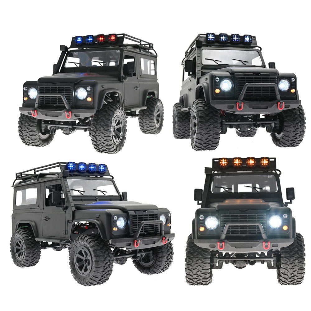 D90 2.4G 1:12 Full Scale Climbing Vehicle 4WD Crawler LED Lights Remote Control RC Car 4x4 High Speed Off Road Toy Car VS MN-99S