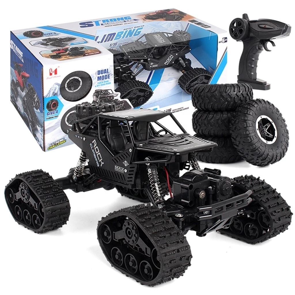 Hot sale 1/16 Monster Truck 4WD Off Road Vehicle Conquering All Terrain RC Rock Crawler 4x4 Climbing Car Kids Toy with tires