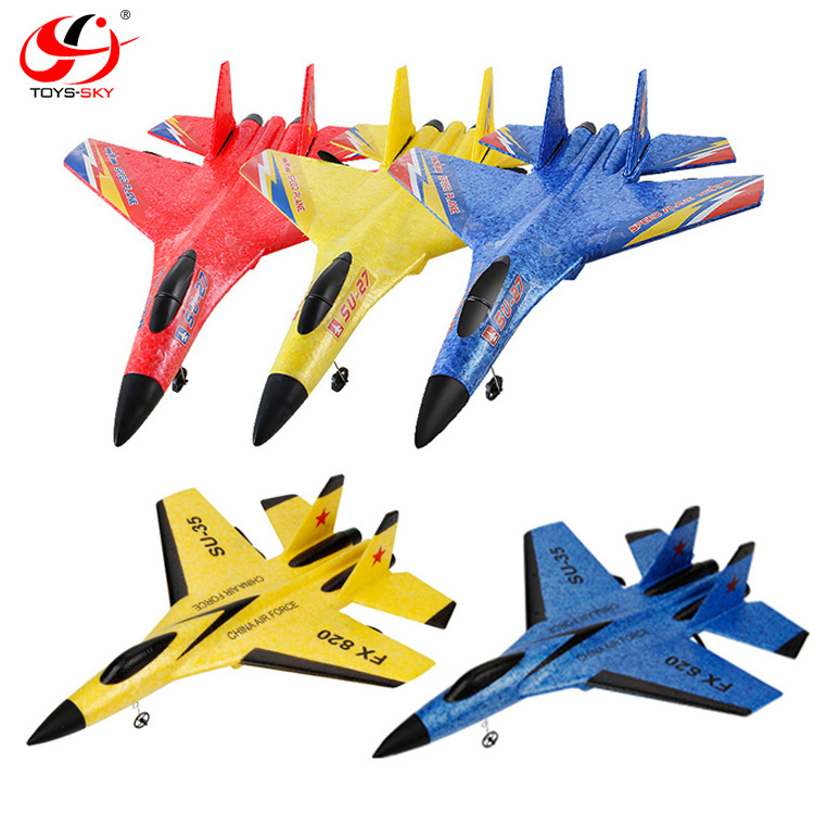 2022 EPP aircraft model glider Foam air plane anti-fall unbreakable flying rc toy su 35 27 radio remote control rc airplane