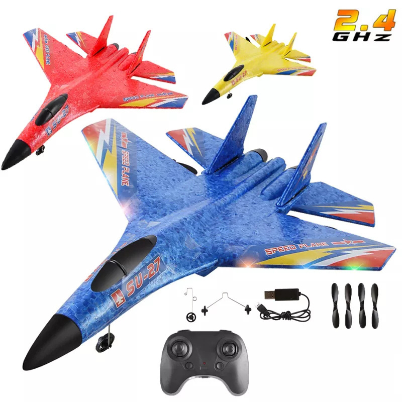 2022 EPP aircraft model glider Foam air plane anti-fall unbreakable flying rc toy su 35 27 radio remote control rc airplane