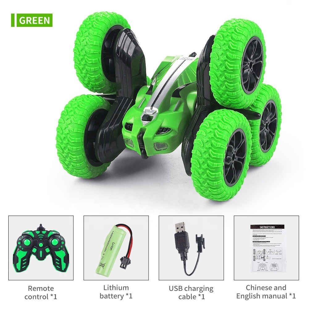 2.4G High Speed 360 Rotating Off-Road Tumbling Climbing Vehicle 6 Wheel Stunt Car 2022 Remote Control car Double Sided 360