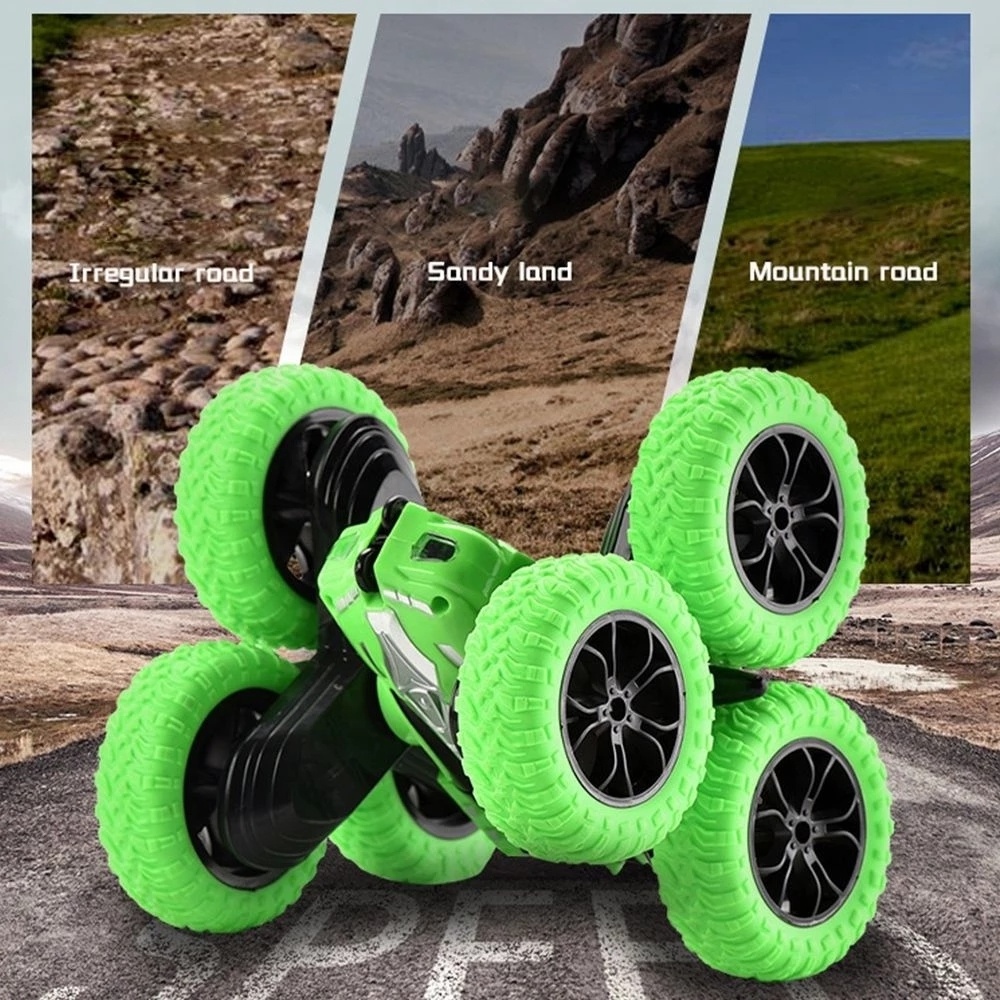 2.4G High Speed 360 Rotating Off-Road Tumbling Climbing Vehicle 6 Wheel Stunt Car 2022 Remote Control car Double Sided 360