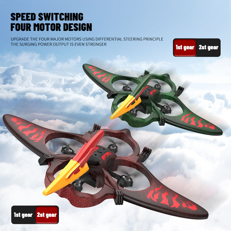 2.4GHz EPP Foam Gravity Hand Gesture Control Pterosaur Drone Fighter Plane Flying RC Airplanes Toys RC Helicopters Glider