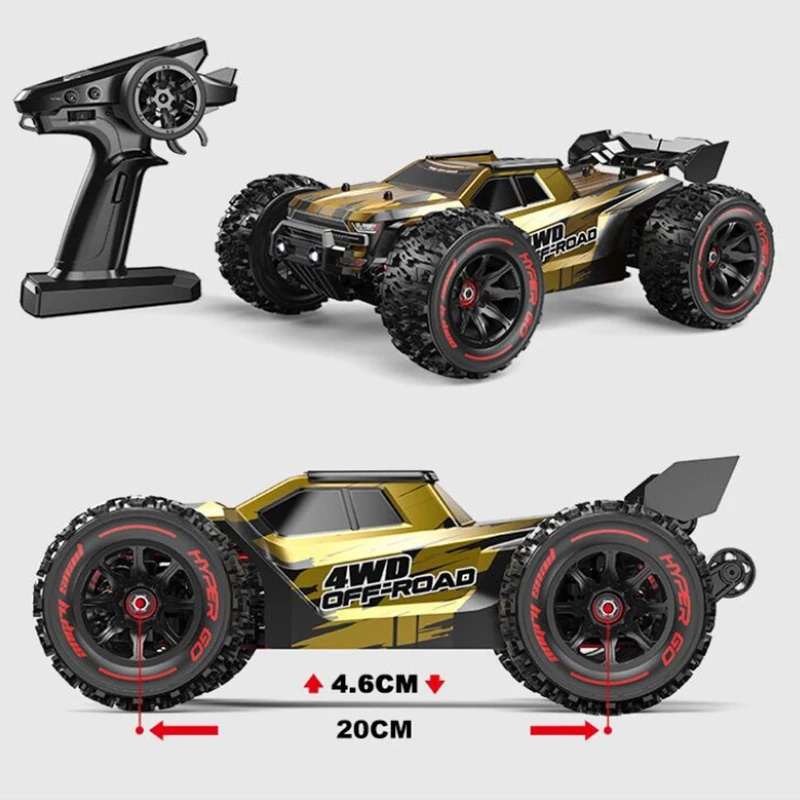 MJX Hyper Go 14209 RC Car 4WD 1/14 Brushless Motor 43KM/H Remote Control Off-Road Racing Drift Desert Car