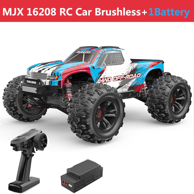 MJX 16207 Hyper Go 1/16 Brushless 4WD Electric Off Road Truggy 62KM/H High Speed Racing Remote Control Car RC Monster Truck