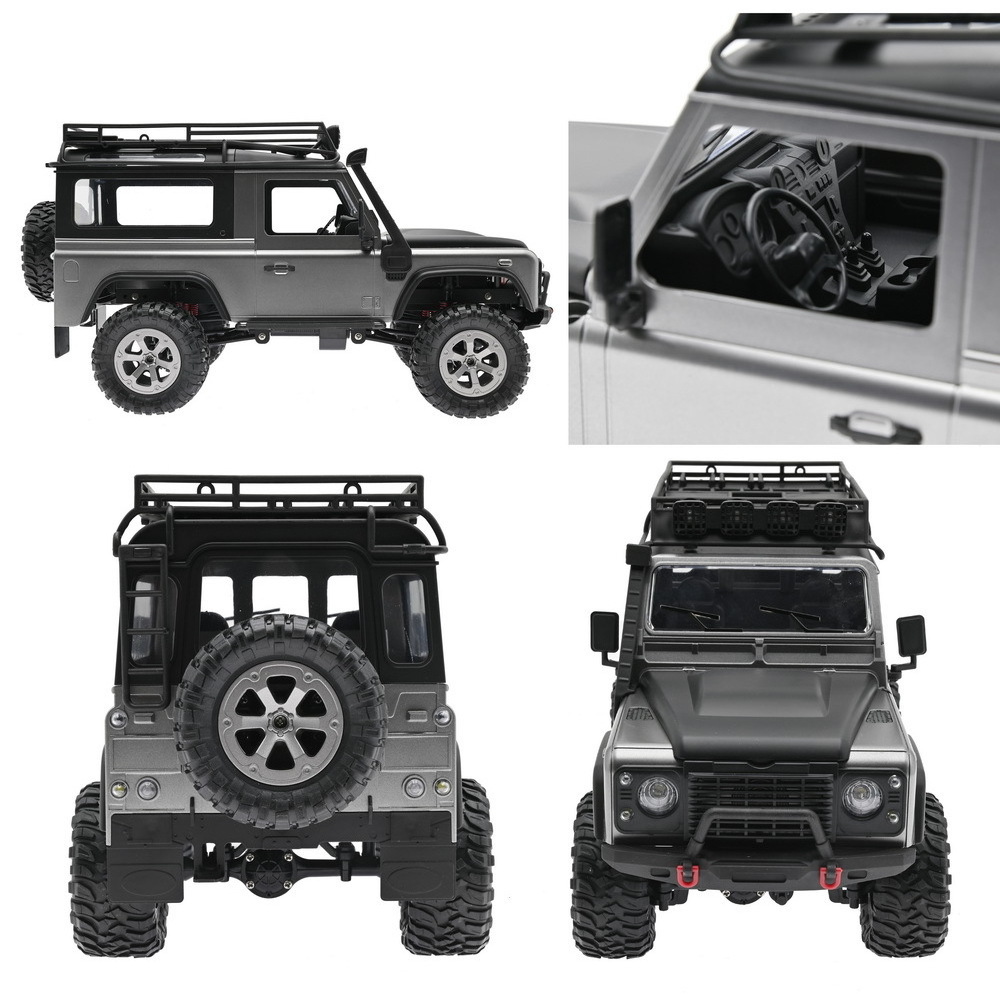 D90 2.4G 1:12 Full Scale Climbing Vehicle 4WD Crawler LED Lights Remote Control RC Car 4x4 High Speed Off Road Toy Car VS MN-99S