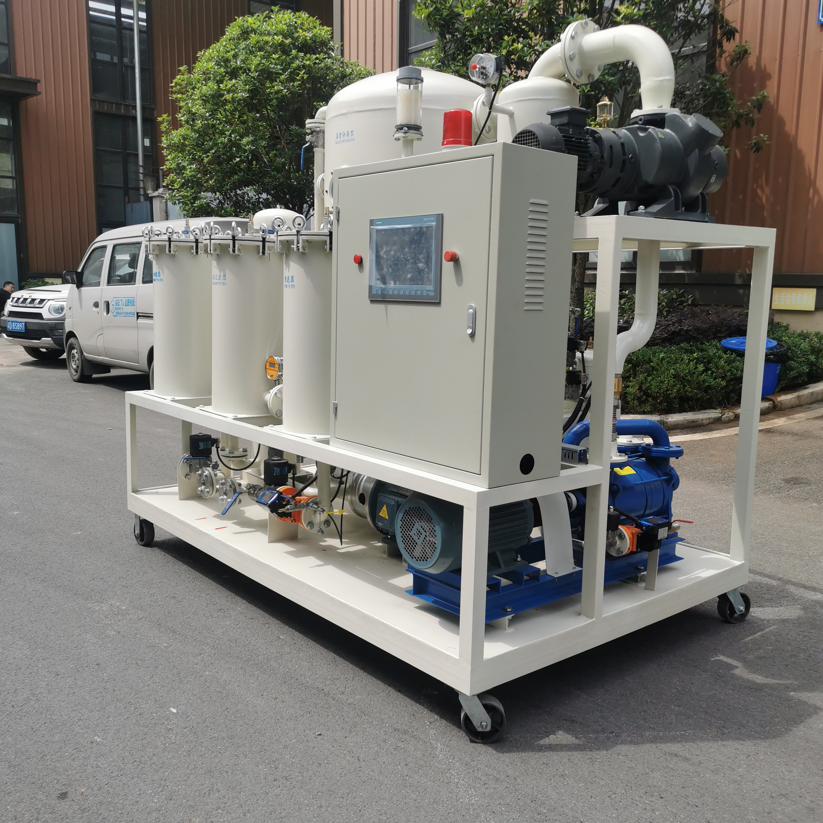 High vacuum double stage  transformer oil purifier/insulation oil filtration