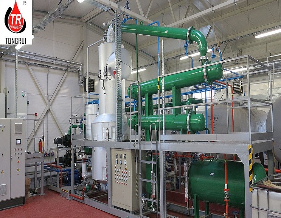 Mini Waste Engine Oil Refinery Distillation Plant Used Motor Oil Recycling Machine for Sale