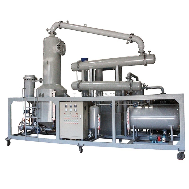 Mini Waste Engine Oil Refinery Distillation Plant Used Motor Oil Recycling Machine for Sale