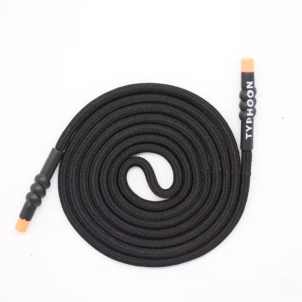 Hot Selling Sportswear Braided Polyester rope custom draw cord printed drawcord for hoodie