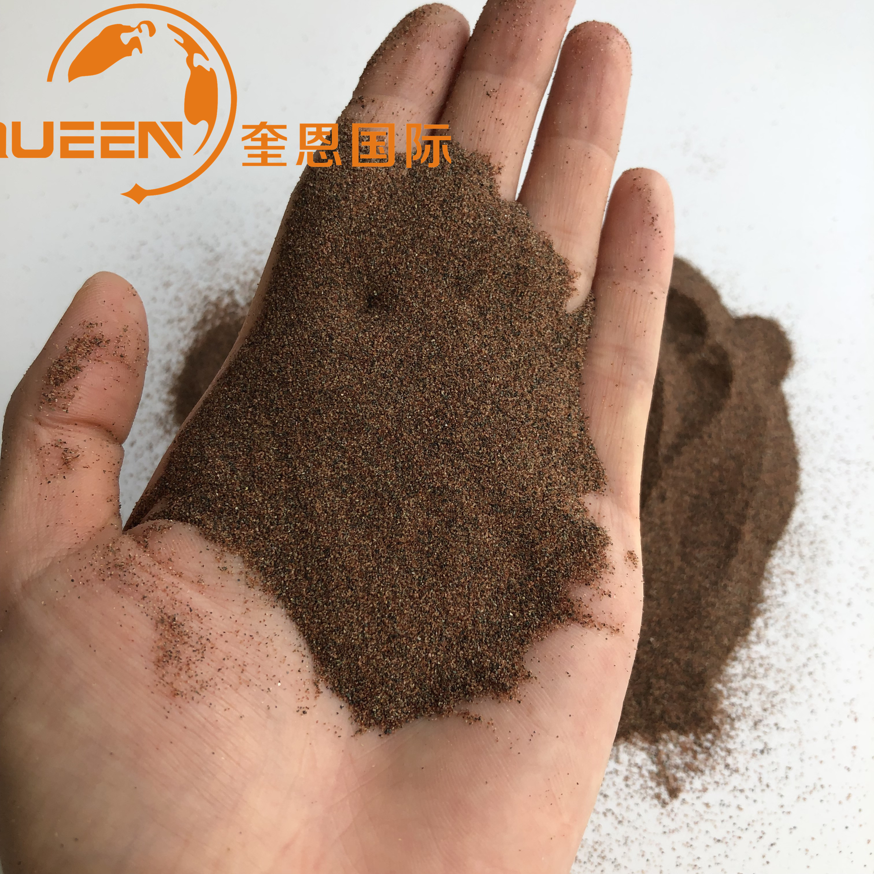 Wholesale cheap price made in China Sandblasting Media pink Garnet Sand /Garnet Stone/Granet Powder