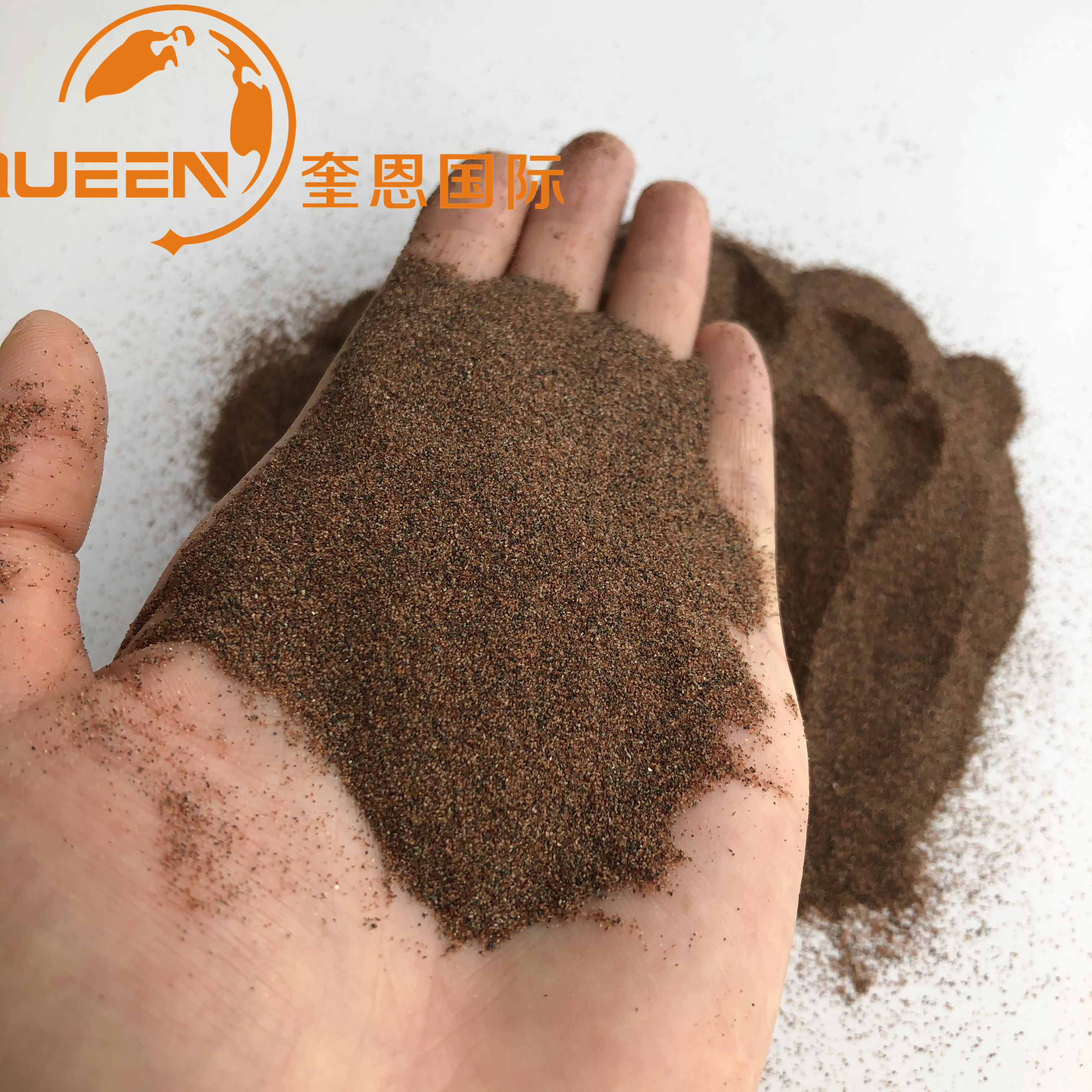 Wholesale cheap price made in China Sandblasting Media pink Garnet Sand /Garnet Stone/Granet Powder