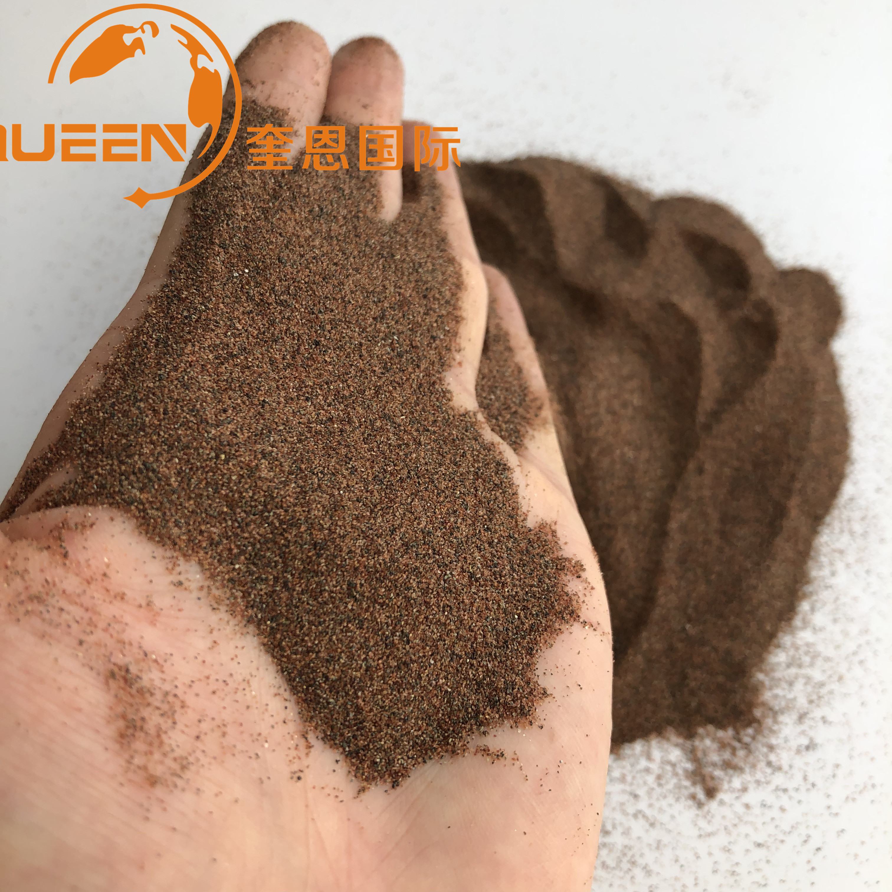 Wholesale cheap price made in China Sandblasting Media pink Garnet Sand /Garnet Stone/Granet Powder