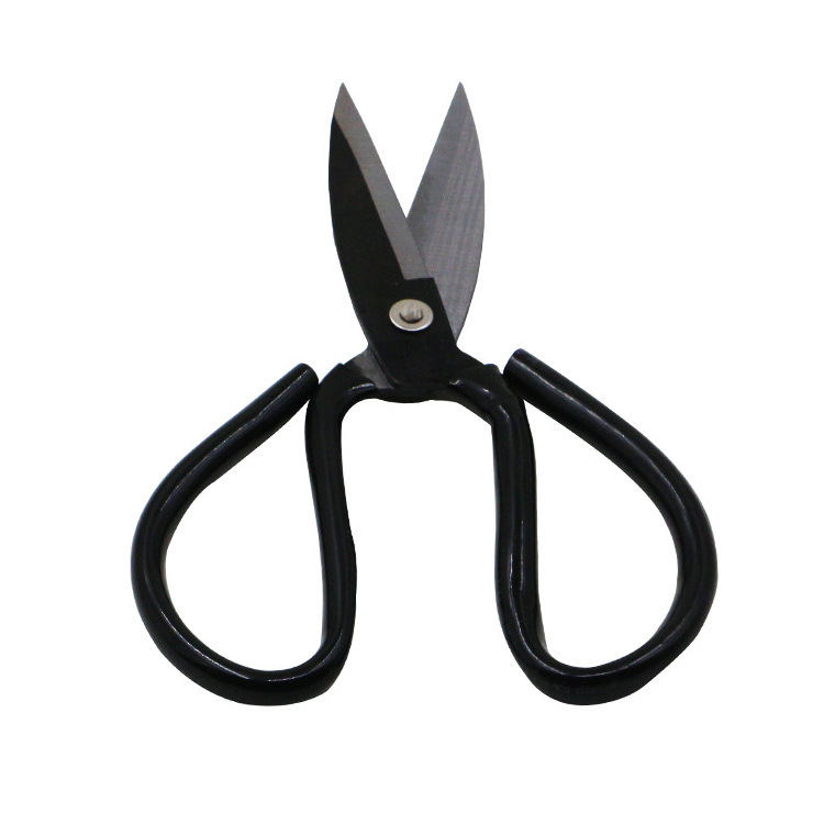 Wholesale Big Head Carbon Steel with Black Handle Tailor Scissors Fabric Household Scissors Sharp Scissors Fabric /Sewing Shears