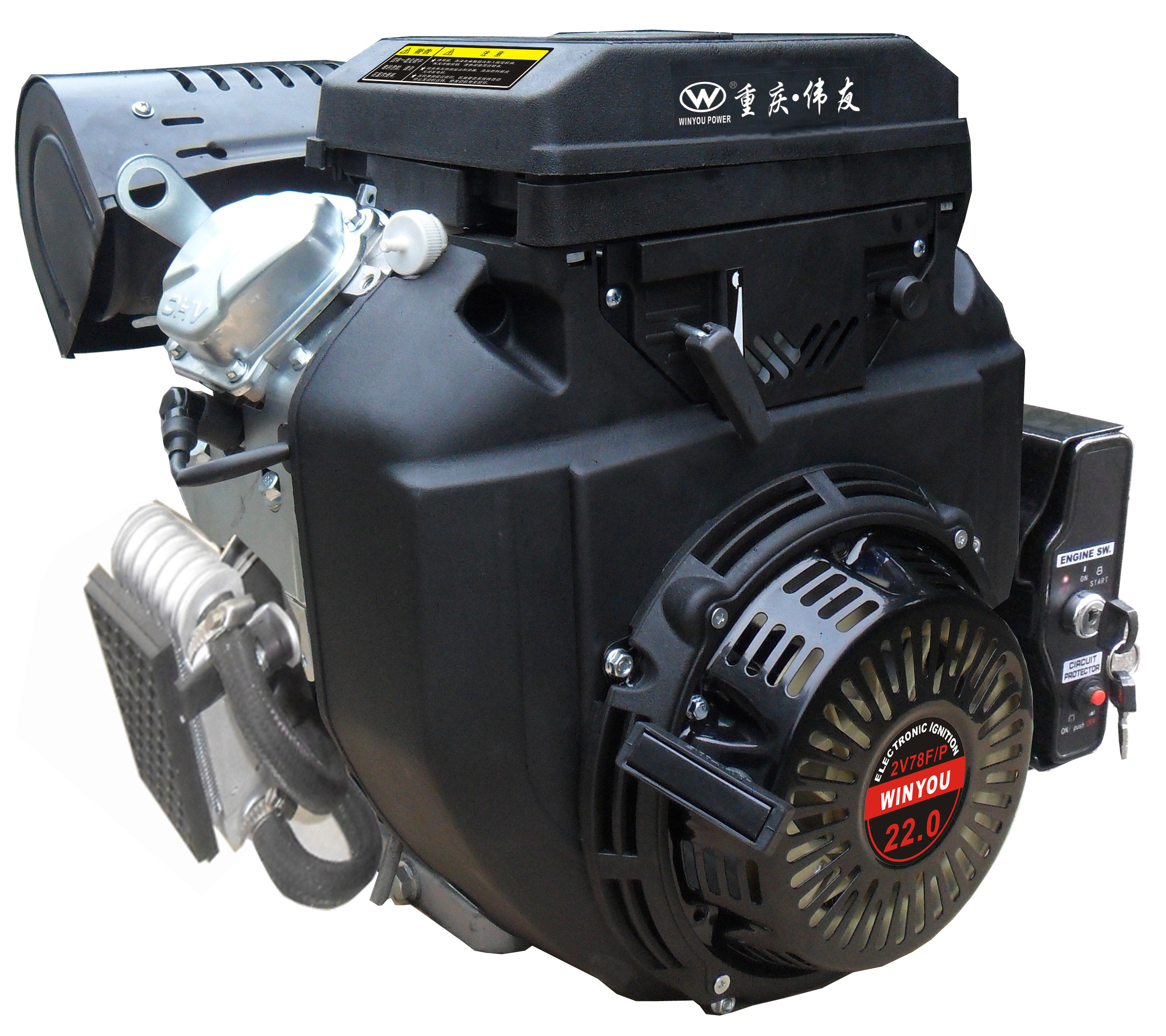 WINYOU Factory cheap price high quality gasoline engines 680cc 720cc air cooled engine 2 cylinder engine