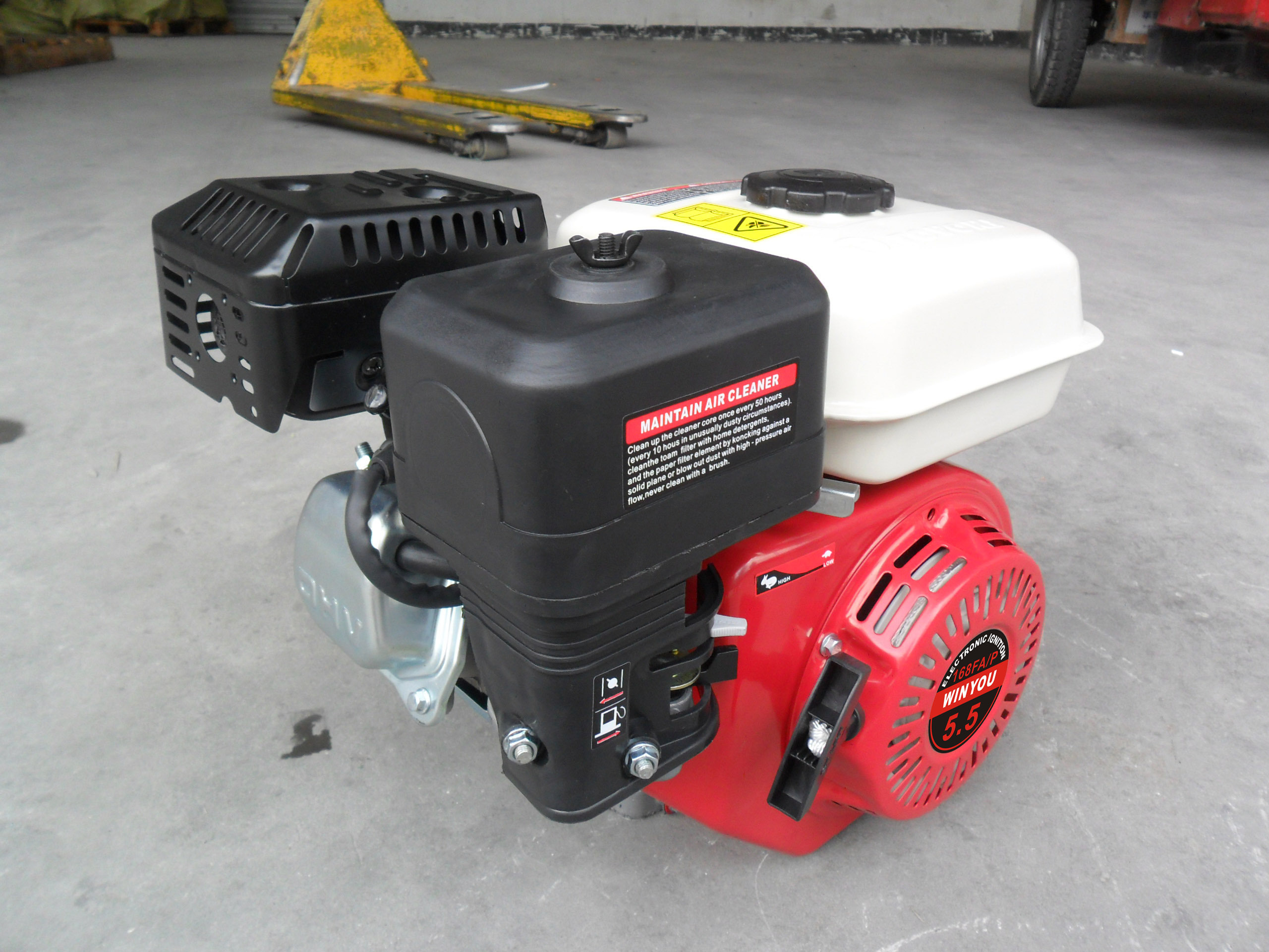 WY168FA Gasoline Lawn Mower Engine 4 Stroke SINGLE CYLINDER Engine