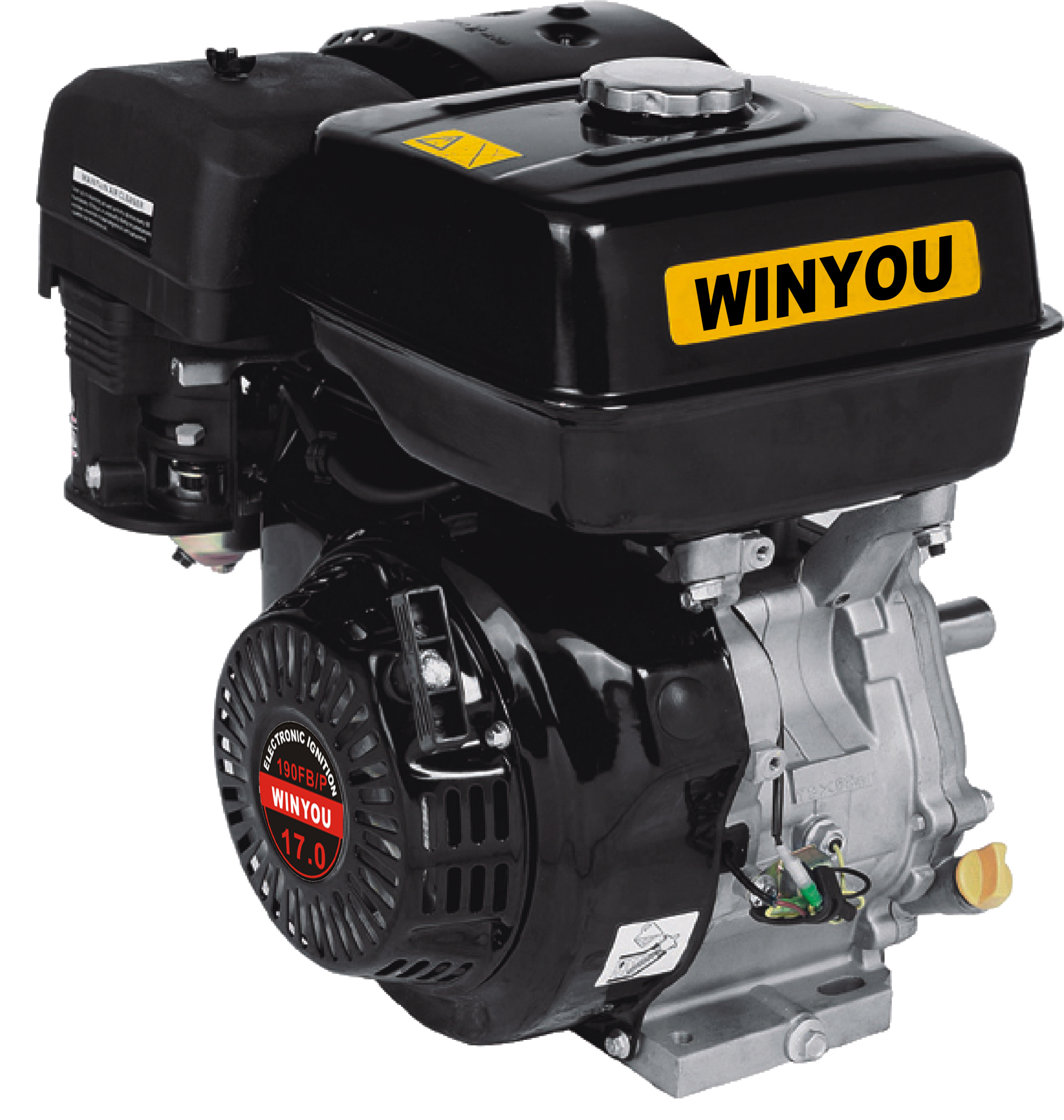 17HP  4 stroke petrol gasoline machinery engines with power sprayers