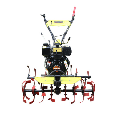 Mini Tiller Agricultural Machinery Equipment Diesel Cultivator Motocultor Four Wheel Gasoline Power Walking Tractor