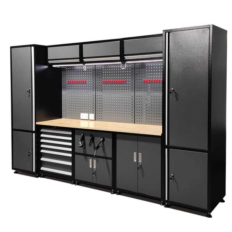 workbench  Workshop tool cabinet sets with tool master chest & cabinet garage cabinet steel tools garage locker