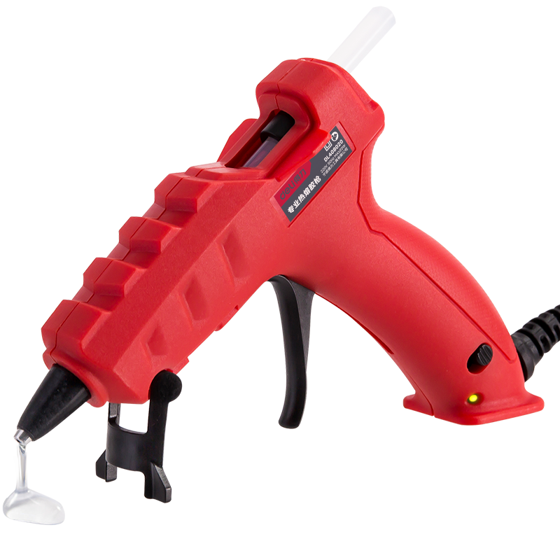 Energy-saving and labor-saving red plastic 20W hot melt glue gun machine PTC heater with independent switch