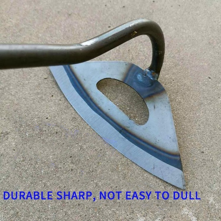 All-Steel Hardened Hollow Garden Hoes Hollow Hoe Garden Tool Garden lightweight small semicircle Hoe For Backyard Weediing