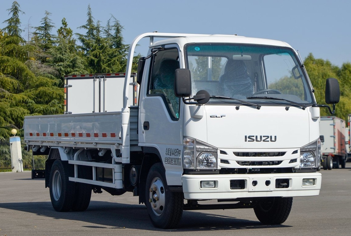 Cheap Hot Selling ISUZU Light Cargo Truck 120hp 4x2 Column Plate Mini Used Truck Electric Diesel Petrol Car Euro VI for Sale