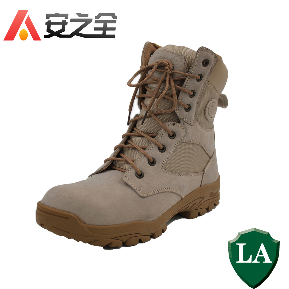 Pop British Anti-smash Full Grain Leather Work Safety Boots