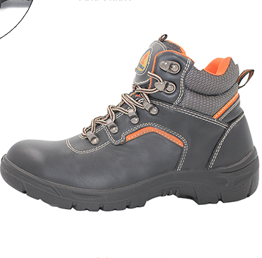 Cheap Rubber Outsole Leather Anti Acids Work Safety Shoes