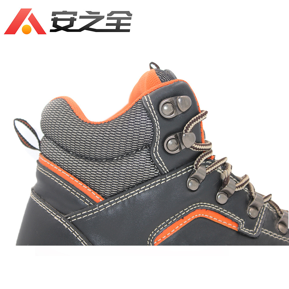 Cheap Rubber Outsole Leather Anti Acids Work Safety Shoes