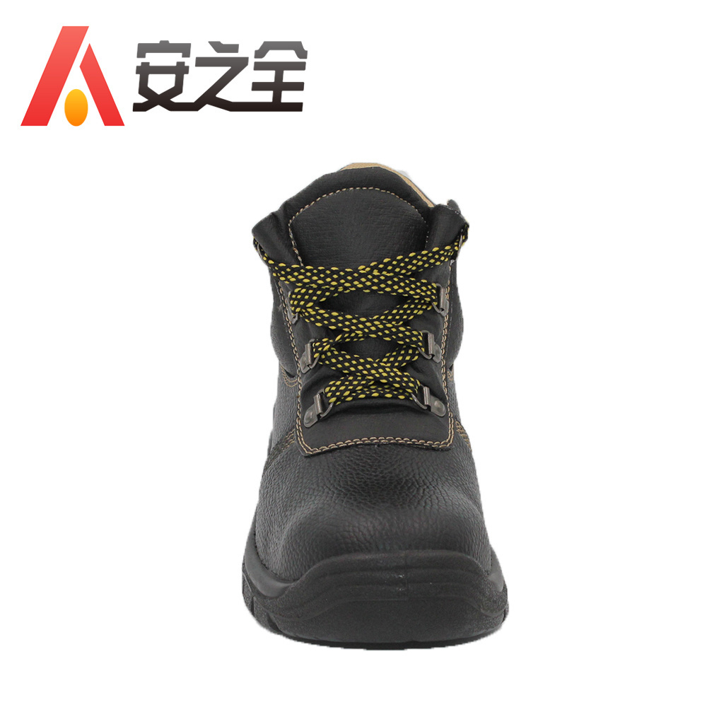 Mens Steel Toe Cap Anti-skid Forklift Leather Safety Work Boots