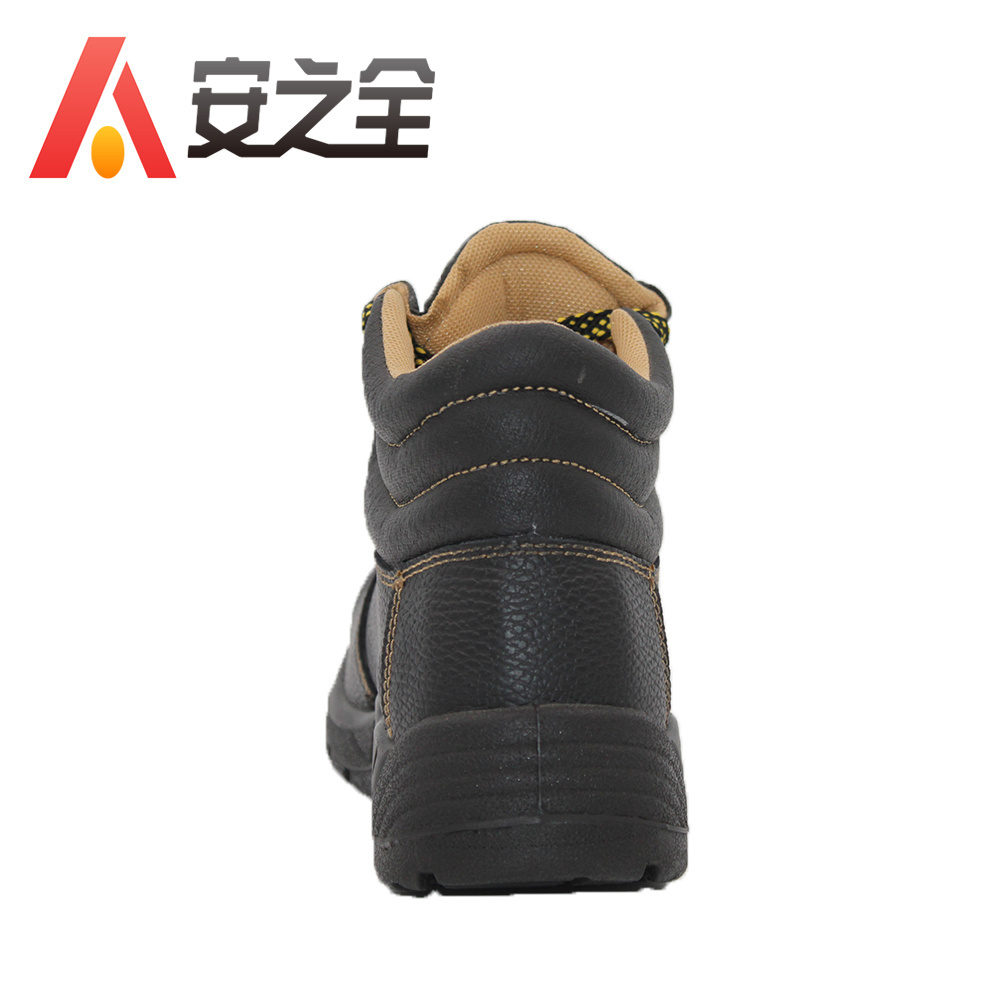 Mens Steel Toe Cap Anti-skid Forklift Leather Safety Work Boots