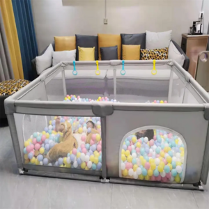 Multi Color Living Room Furniture Plastic Kids Baby Fence Storage Racks Shelving Units Kids Toys Kid Playpen