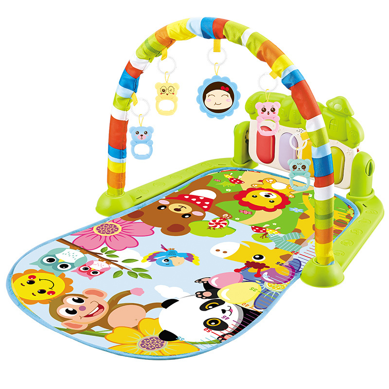 Tummy Time Infant Inflatable Play Mat Newborn Boys Girls Baby Piano Mat