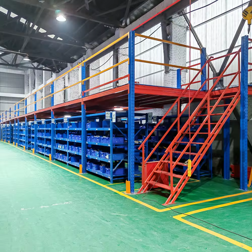 High safety Warehouse Storage Loft Platform Heavy Duty Attic Rack Pallet Racking Mezzanine Floor Rack