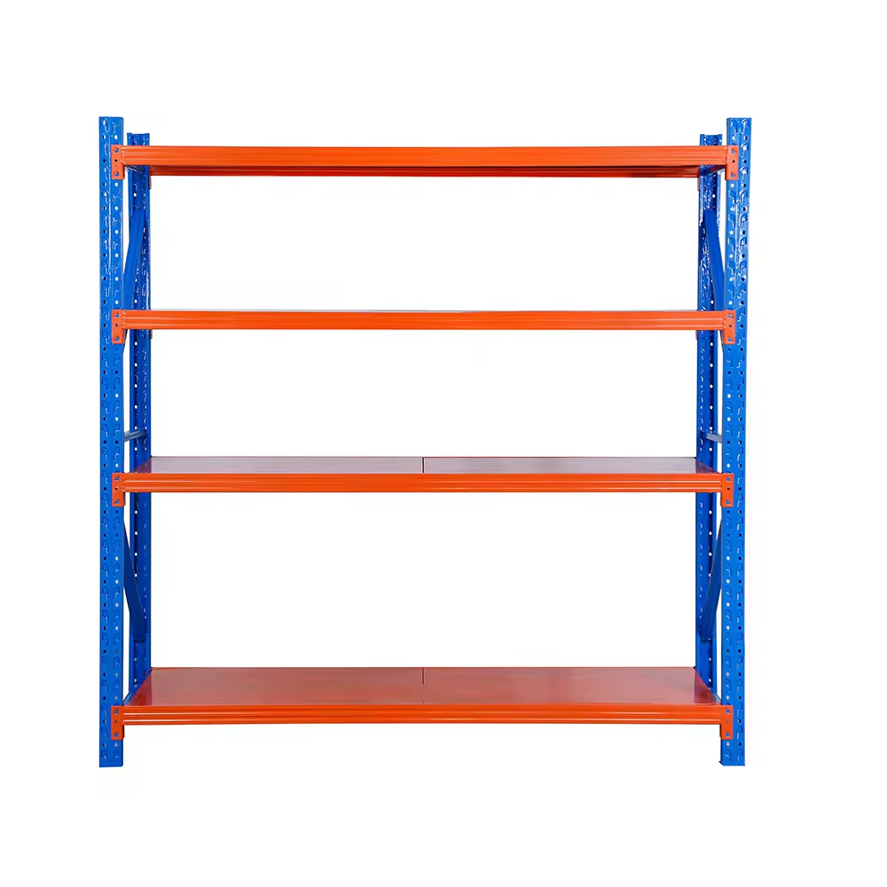 Customized Storage Rack Systems Adjustable Utility Shelves 4 Tier Laminated Metal Shelf