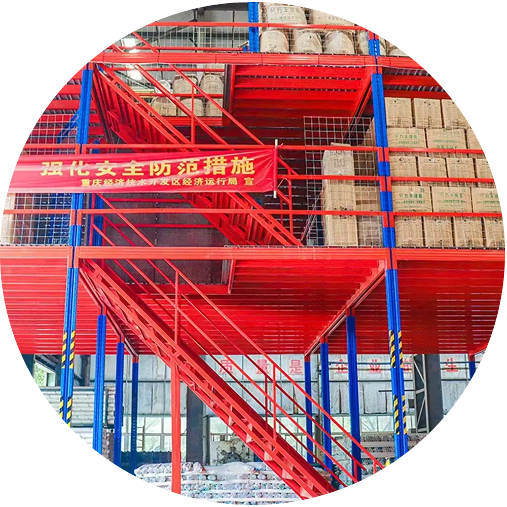 High safety Warehouse Storage Loft Platform Heavy Duty Attic Rack Pallet Racking Mezzanine Floor Rack